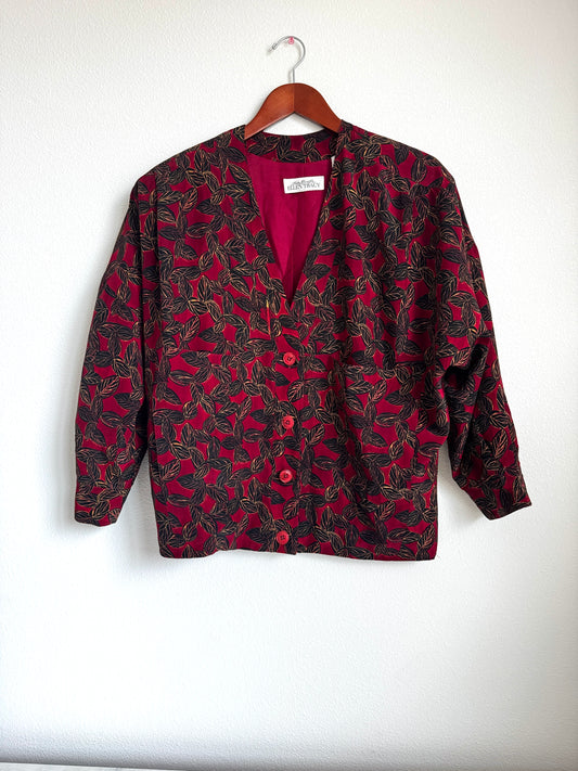 Ellen Tracy Raglan Sleeve Jacket