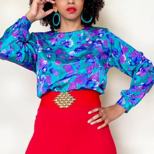 Vintage Notions Floral Bouse