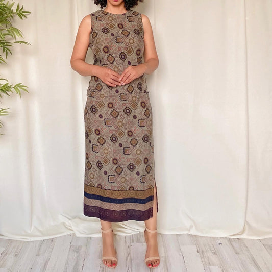 Vintage Karin Stevens Safari Dress