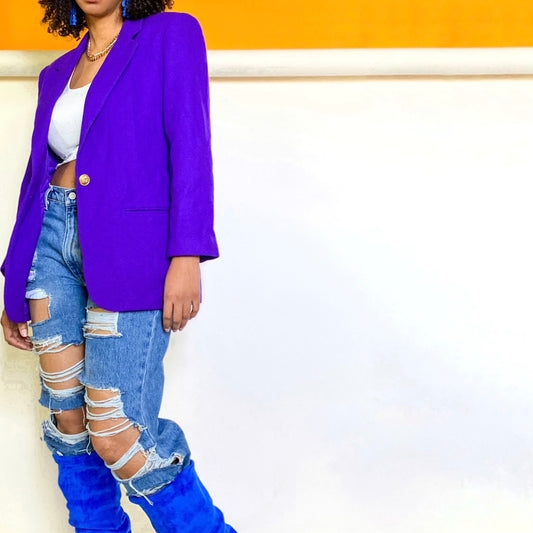 Vintage Savannah 100% Wool Blazer