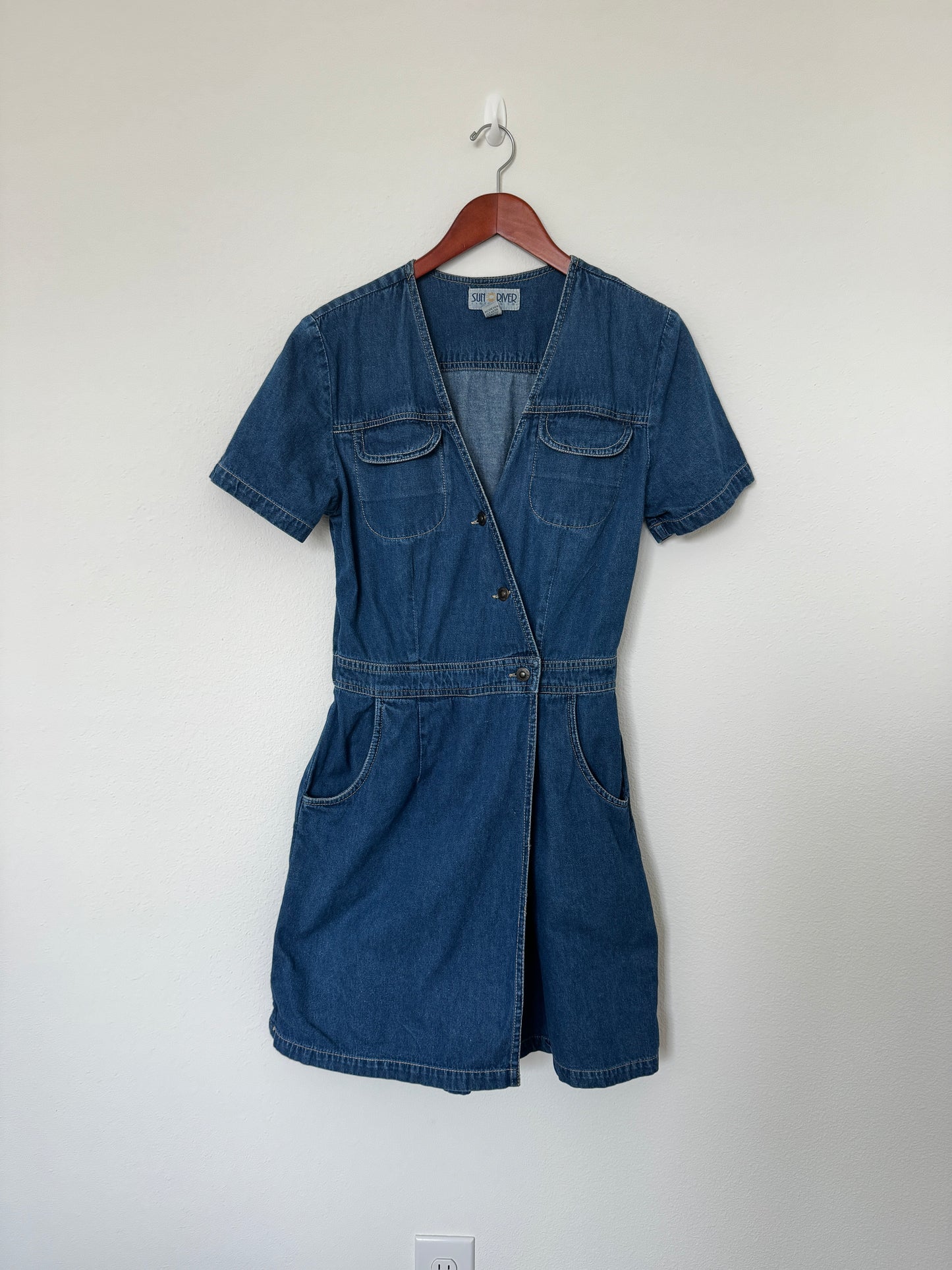 Sun River Denim Romper