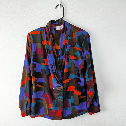 Vintage Impressions Colorful Blouse